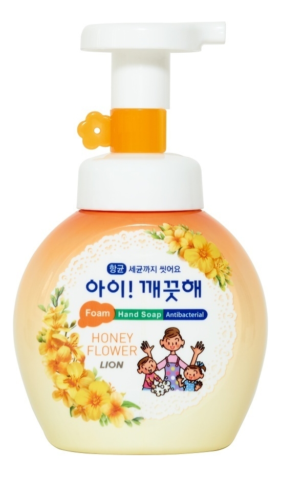 Пенное мыло для рук Foam Hand Soap Honey Flower (медовые цветы): Мыло 250мл пенное мыло для рук с лимоном foam hand soap antibacterial lemon мыло 250мл