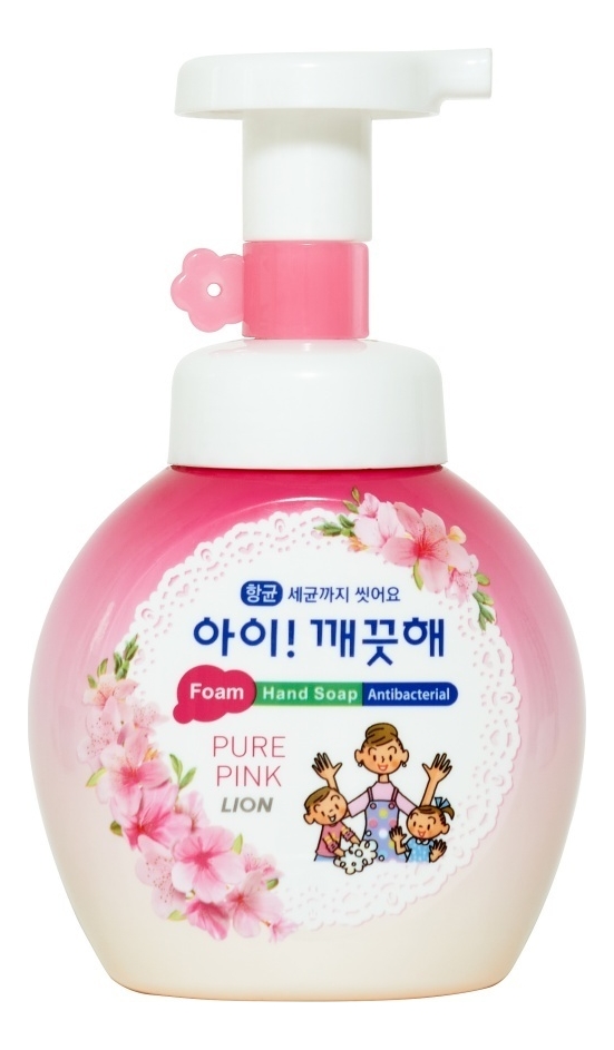 Пенное мыло для рук Foam Hand Soap Pure Pink (цветочный букет): Мыло 250мл пенное мыло для рук с персиком foam hand soap antibacterial peach мыло 250мл