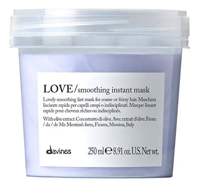 

Разглаживающая маска для волос Love Smoothing Instant Mask 250мл