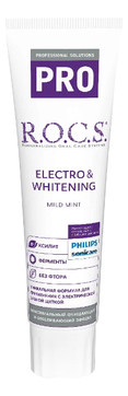 Зубная паста Pro Mild Mint Electro & Whitening