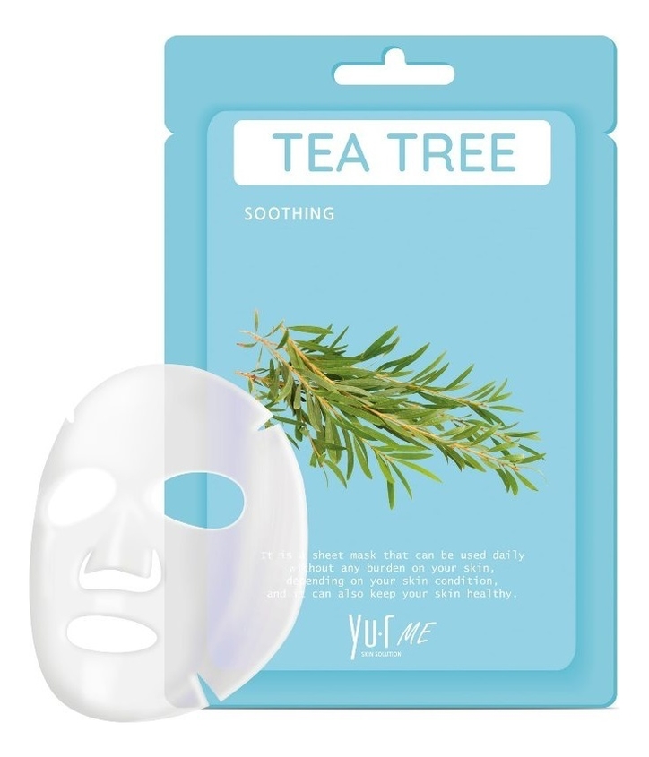 Тканевая маска для лица с экстрактом чайного дерева Me Tea Tree Sheet Mask: Маска 25г