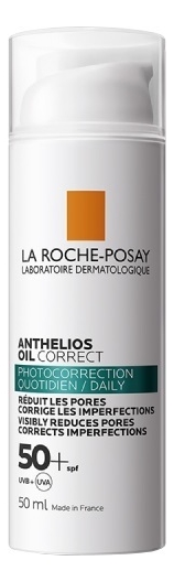 Солнцезащитный крем-гель склонной к акне кожи лица Anthelios Oil Correct SPF50+ 50мл