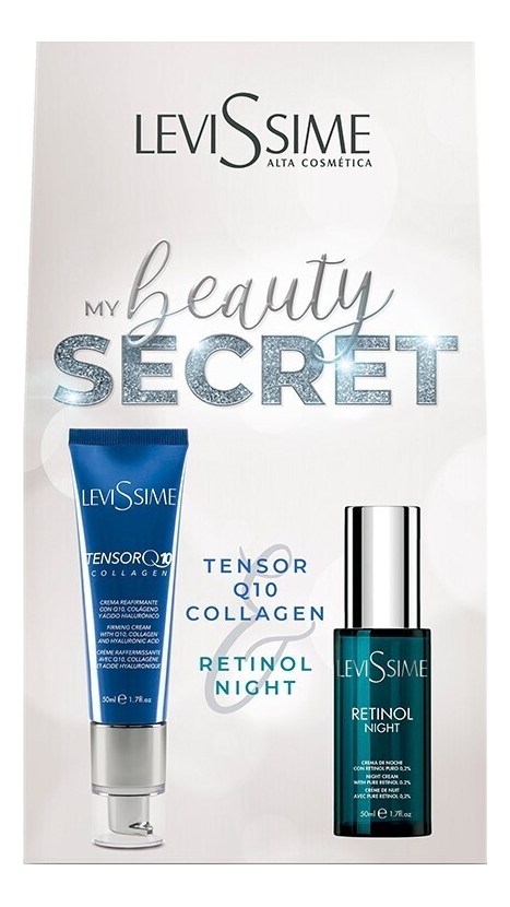 Набор для лица Beauty Secret 2*50мл (ночной крем с ретинолом Retinol Night + укрепляющий крем Tensor Q10 Collagen)