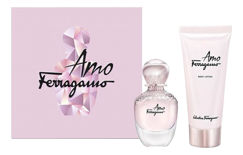 Amo Ferragamo: набор (п/вода 50мл + лосьон д/тела 100мл) signorina ribelle набор п вода 100мл п вода 5мл л для тела 50мл