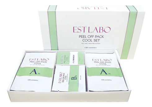 

Альгинатная успокаивающая маска-пленка для лица Estlabo Peel Off Pack Cool 10шт