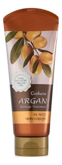 Восстанавливающая маска для волос с маслом арганы Confume Argan Damage Treatment 200мл восстанавливающая маска для волос с маслом арганы argan damage treatment confume 200 мл