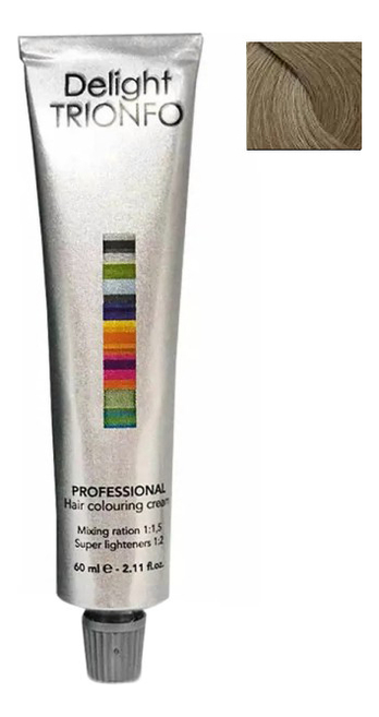 

Стойкая крем-краска для волос Delight Trionfo Hair Colouring Cream 60мл: 10-2 Светлый блондин пепельный, Стойкая крем-краска для волос Delight Trionfo Hair Colouring Cream 60мл