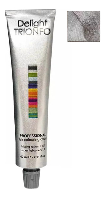 

Стойкая крем-краска для волос Delight Trionfo Hair Colouring Cream 60мл: 9-1/2-22 Интенсивно-пепельный, Стойкая крем-краска для волос Delight Trionfo Hair Colouring Cream 60мл