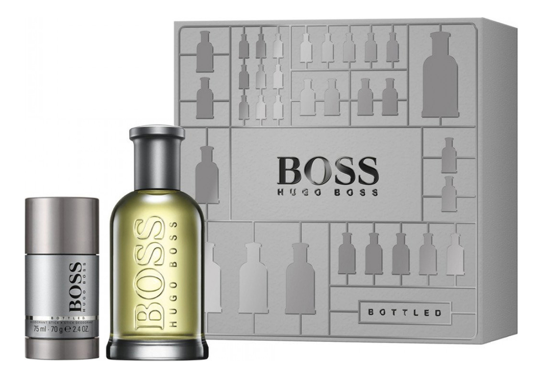 

Boss Bottled Eau De Pafrum: набор (п/вода 200мл + т/дезодорант 75г), Boss Bottled Eau De Pafrum