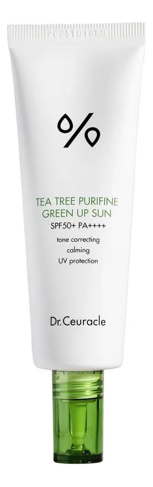 Солнцезащитный крем для лица с экстрактом чайного дерева Tea Tree Purifine Green Up Sun SPF50+ PA++++ 50мл солнцезащитный крем для лица с экстрактом чайного дерева tea tree purifine green up sun spf50 pa 50мл