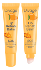 Divage Бальзам для губ с ароматом манго Lip Rehab Balm SOS 12мл
