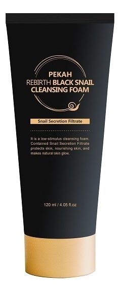 

Очищающая пенка для умывания с муцином черной улитки Rebirth Black Snail Cleansing Foam 120мл