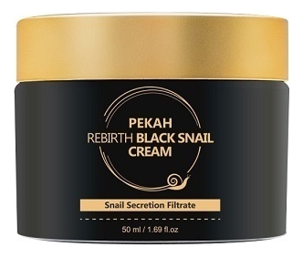 Крем для лица с муцином черной улитки Rebirth Black Snail Cream 50мл