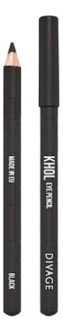 Карандаш-каял для глаз Khol Eye Pencil 1,1г: Черный