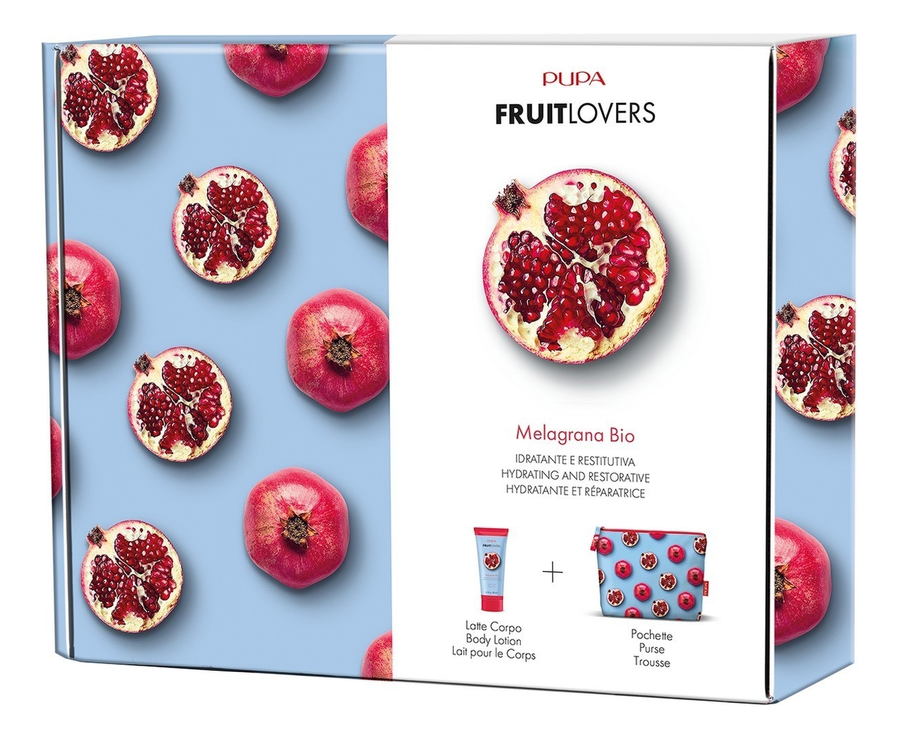 

Набор для тела Fruit Lovers Melagrana Bio (лосьон 200мл + косметичка)