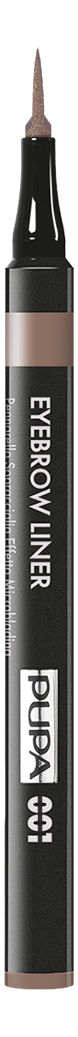 Купить Подводка для бровей Eyebrow Liner 1, 1г: 001 Пепельно-коричневый, PUPA Milano