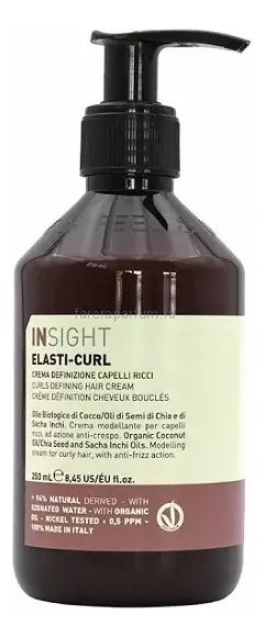Крем для усиления завитка кудрявых волос Elasti-Curl Curls Defining Hair Cream 250мл insight professional крем для усиления завитка кудрявых волос elasti curl defining hair cream