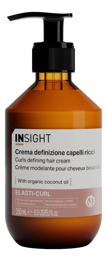 Крем для усиления завитка кудрявых волос Elasti-Curl Curls Defining Hair Cream 250мл insight professional крем для усиления завитка кудрявых волос elasti curl 250 мл