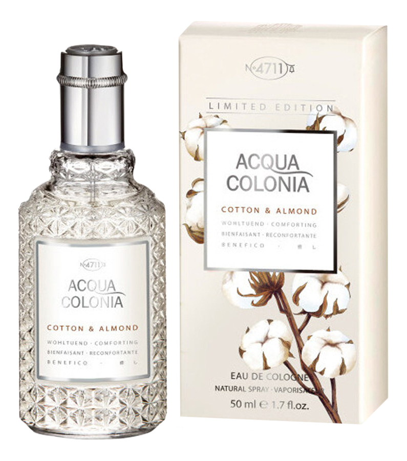 

4711 Acqua Colonia Cotton & Almond: одеколон 50мл, 4711 Acqua Colonia Cotton & Almond