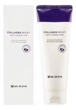 Mizon Пенка для умывания с коллагеном Collagen Milky Deep Cleansing Foam 150г