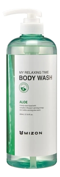 Гель для душа с экстрактом алоэ вера My Relaxing Time Body Wash Aloe 800мл