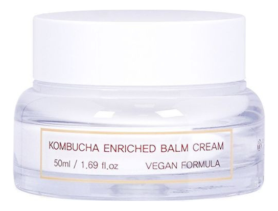 

Крем-бальзам для лица с экстрактом чайного гриба комбуча Kombucha Enriched Balm Cream 50мл