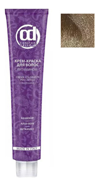 

Крем-краска для волос с витамином С Crema Colorante 100мл: 9,5/4 Бежевый, Крем-краска для волос с витамином С Crema Colorante 100мл