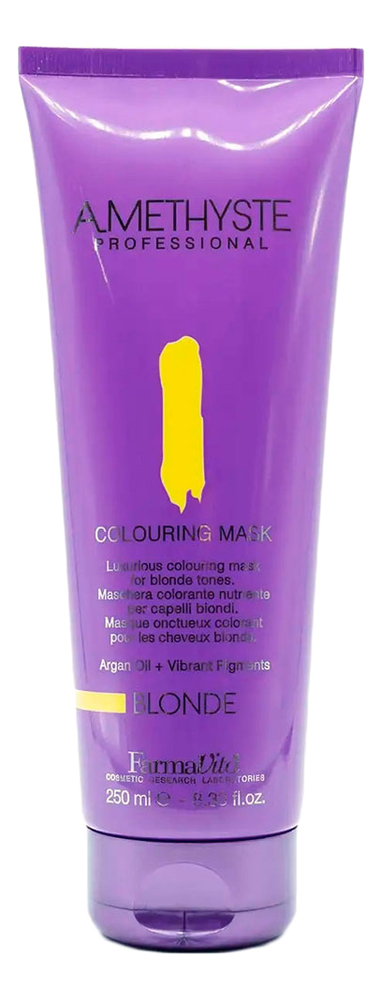 Оттеночная маска для волос Amethyste Luminous Colouring Mask 250мл: Blonde