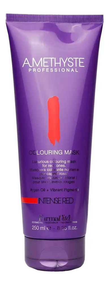 Оттеночная маска для волос Amethyste Luminous Colouring Mask 250мл: Red