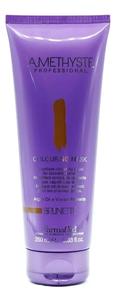 Оттеночная маска для волос Amethyste Luminous Colouring Mask 250мл: Brunette