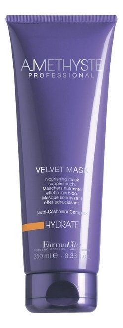 

Маска для сухих и поврежденных волос Amethyste Hydrate Velvet Mask: Маска 250мл, Маска для сухих и поврежденных волос Amethyste Hydrate Velvet Mask