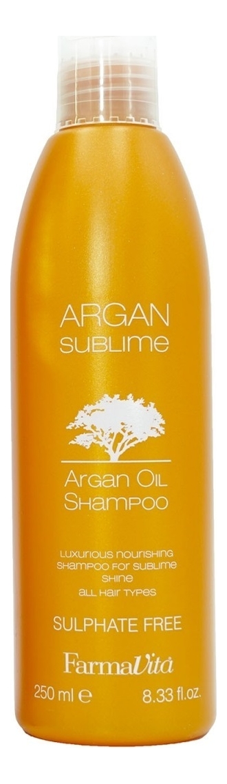 цена Шампунь для волос с аргановым маслом Argan Sublime Oil Shampoo: Шампунь 250мл
