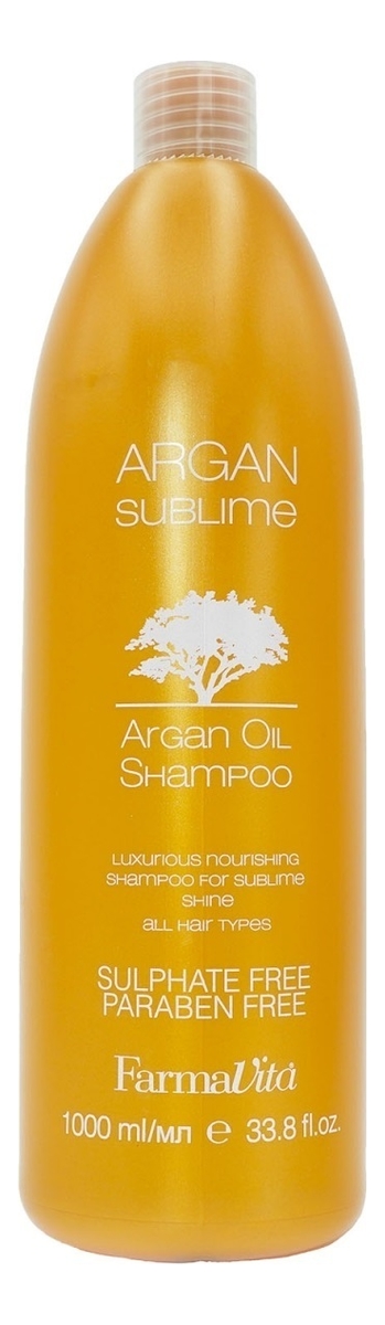 

Шампунь для волос с аргановым маслом Argan Sublime Oil Shampoo: Шампунь 1000мл, Шампунь для волос с аргановым маслом Argan Sublime Oil Shampoo