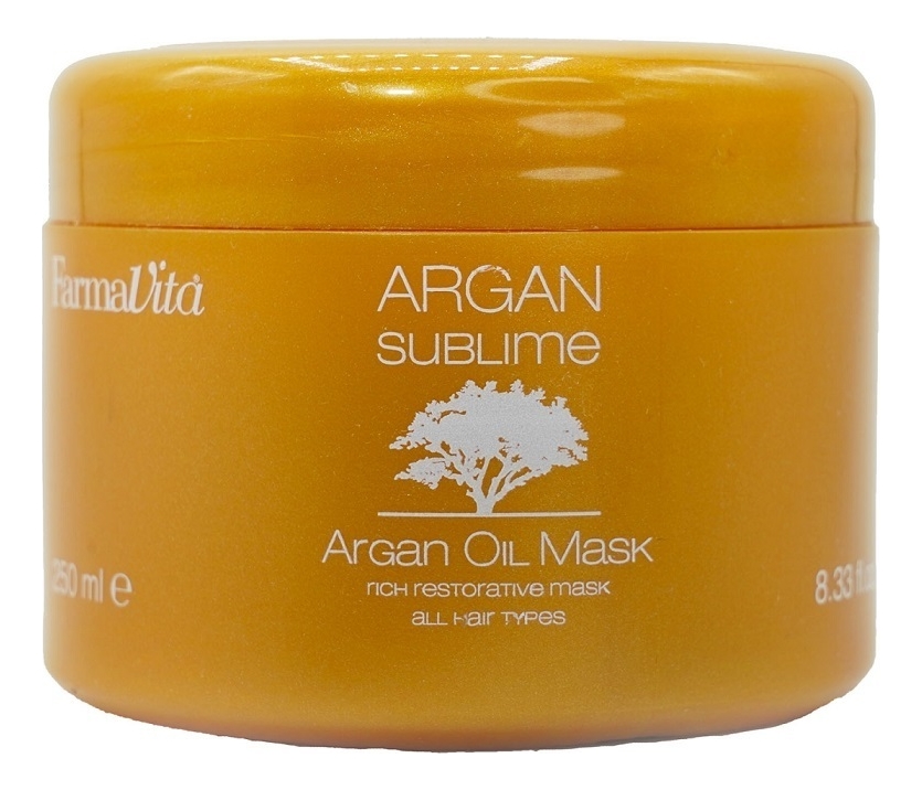Купить Маска для волос с аргановым маслом Argan Sublime Oil Mask: Маска 250мл, FarmaVita