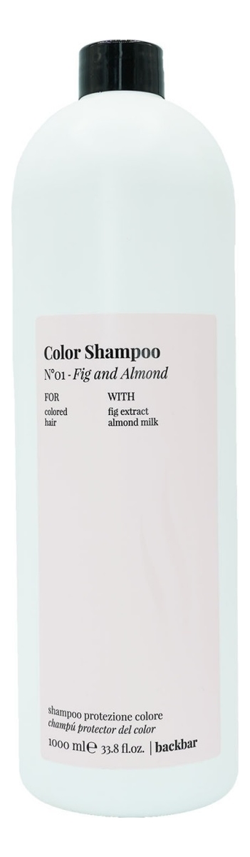 Шампунь для защиты цвета и блеска волос BackBar Color Shampoo No01: Шампунь 1000мл