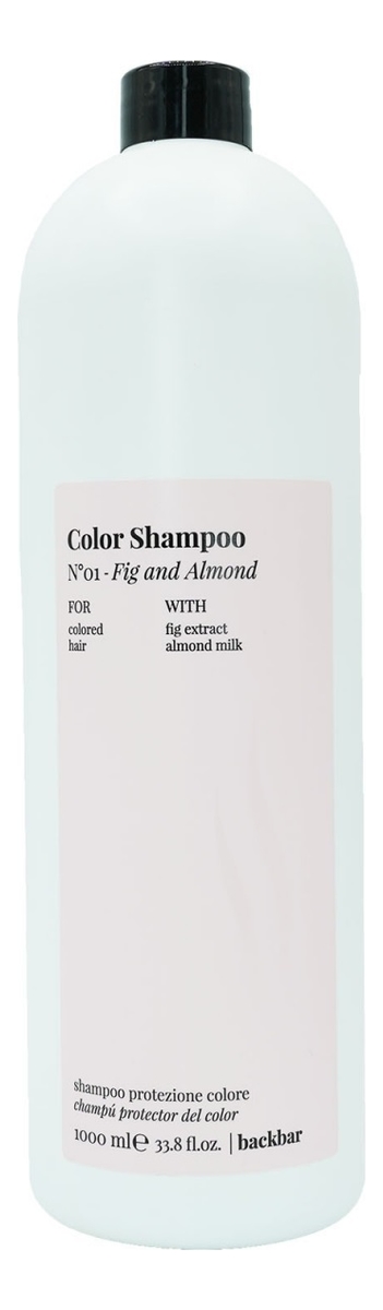 

Шампунь для защиты цвета и блеска волос BackBar Color Shampoo No01: Шампунь 1000мл, Шампунь для защиты цвета и блеска волос BackBar Color Shampoo No01
