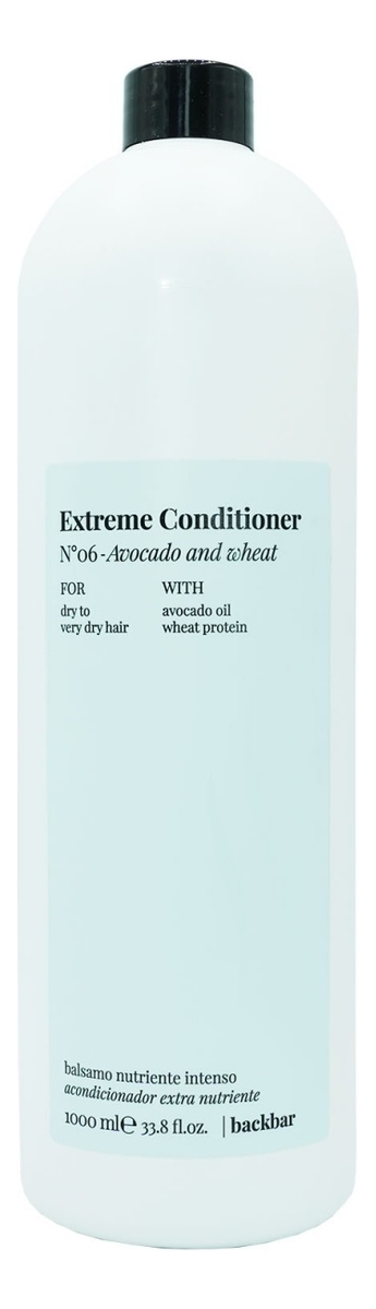 цена Увлажняющий кондиционер для сухих волос BackBar Extreme Conditioner No6: Кондиционер 1000мл