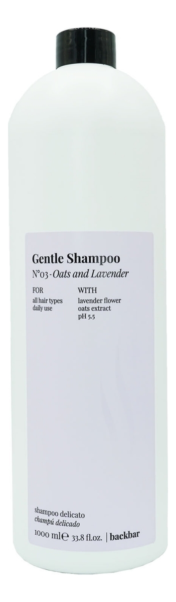 Шампунь для ежедневного применения BackBar Gentle Shampoo No3: Шампунь 1000мл
