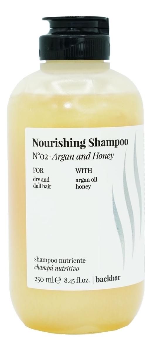 

Питательный шампунь для сухих волос BackBar Nourishing Shampoo No2: Шампунь 250мл, Питательный шампунь для сухих волос BackBar Nourishing Shampoo No2