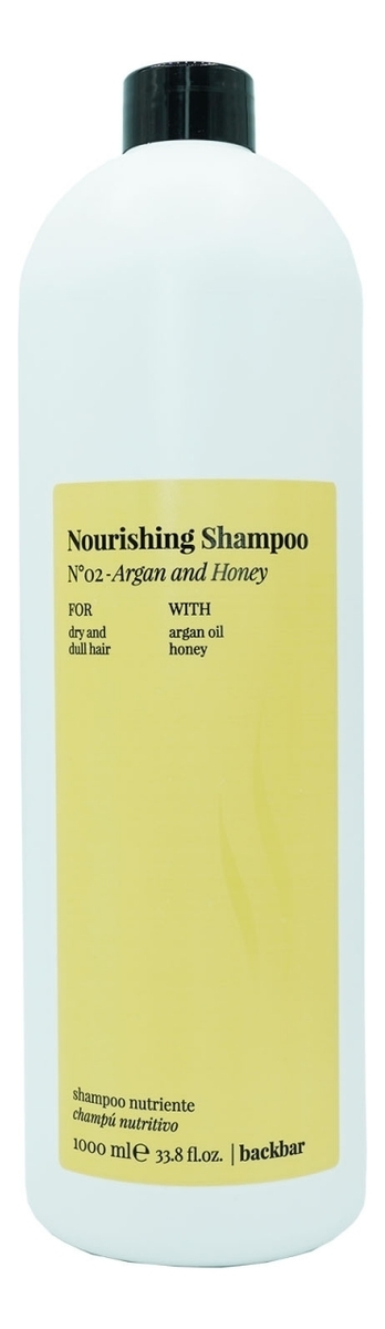 цена Питательный шампунь для сухих волос BackBar Nourishing Shampoo No2: Шампунь 1000мл