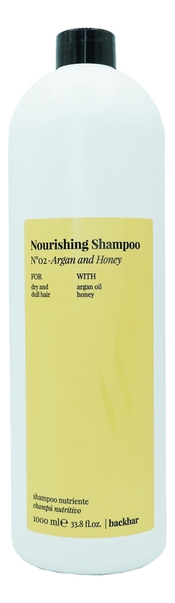 

Питательный шампунь для сухих волос BackBar Nourishing Shampoo No2: Шампунь 1000мл, Питательный шампунь для сухих волос BackBar Nourishing Shampoo No2