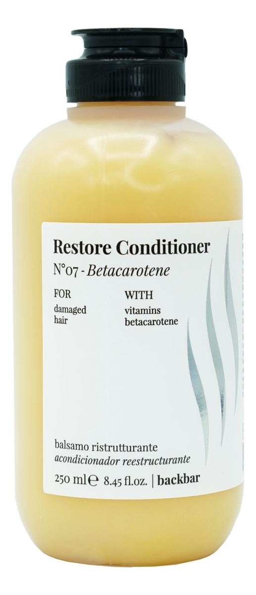 

Кондиционер для восстановления поврежденных волос BackBar Restore Conditioner No7: Кондиционер 250мл, Кондиционер для восстановления поврежденных волос BackBar Restore Conditioner No7