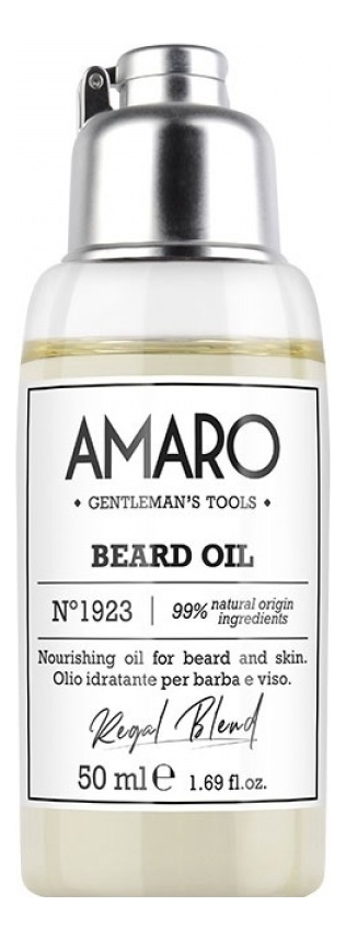 

Питательное масло для бороды Amaro Beard Oil No1923 50мл