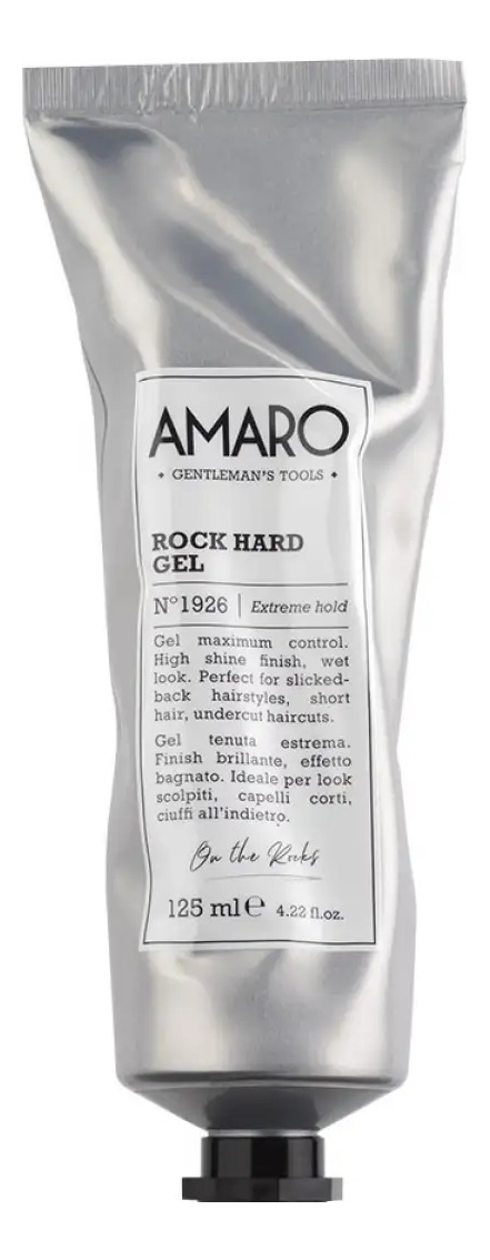 Гель для укладки волос сильной фиксации Amaro Rock Hard Gel No1926 125мл