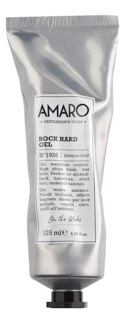 

Гель для укладки волос сильной фиксации Amaro Rock Hard Gel No1926 125мл