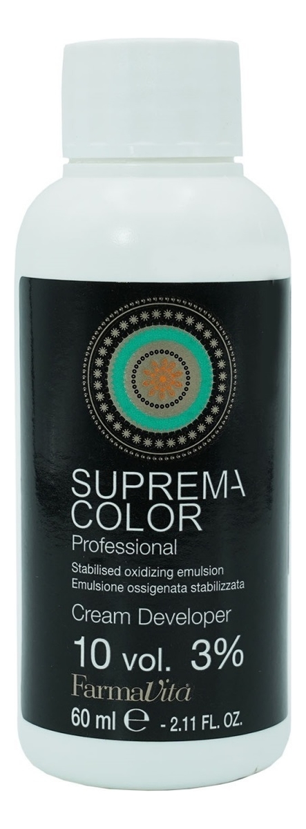 Окисляющая эмульсия Suprema Color Cream Developer 3%: Эмульсия 60мл