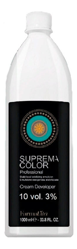

Окисляющая эмульсия Suprema Color Cream Developer 3%: Эмульсия 1000мл, Окисляющая эмульсия Suprema Color Cream Developer 3%