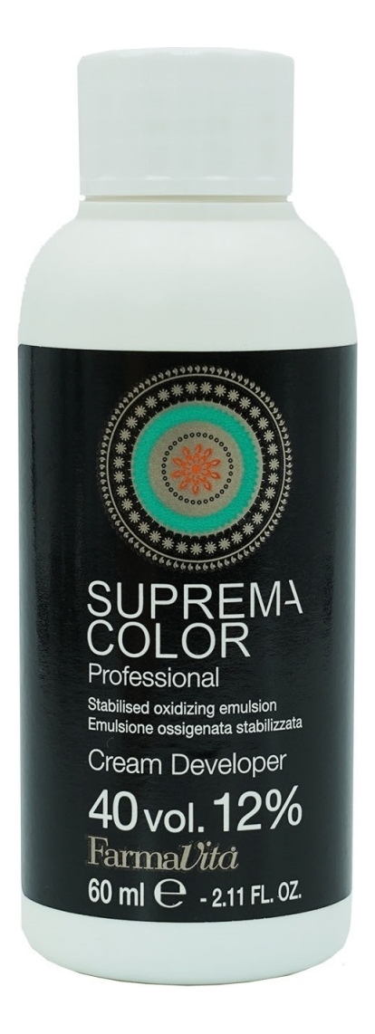 Окисляющая эмульсия Suprema Color Cream Developer 12%: Эмульсия 60мл