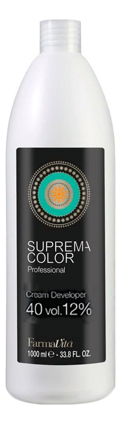 

Окисляющая эмульсия Suprema Color Cream Developer 12%: Эмульсия 1000мл, Окисляющая эмульсия Suprema Color Cream Developer 12%