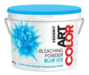 

Синий осветляющий порошок до 9 тонов Favorit Art Color 500г